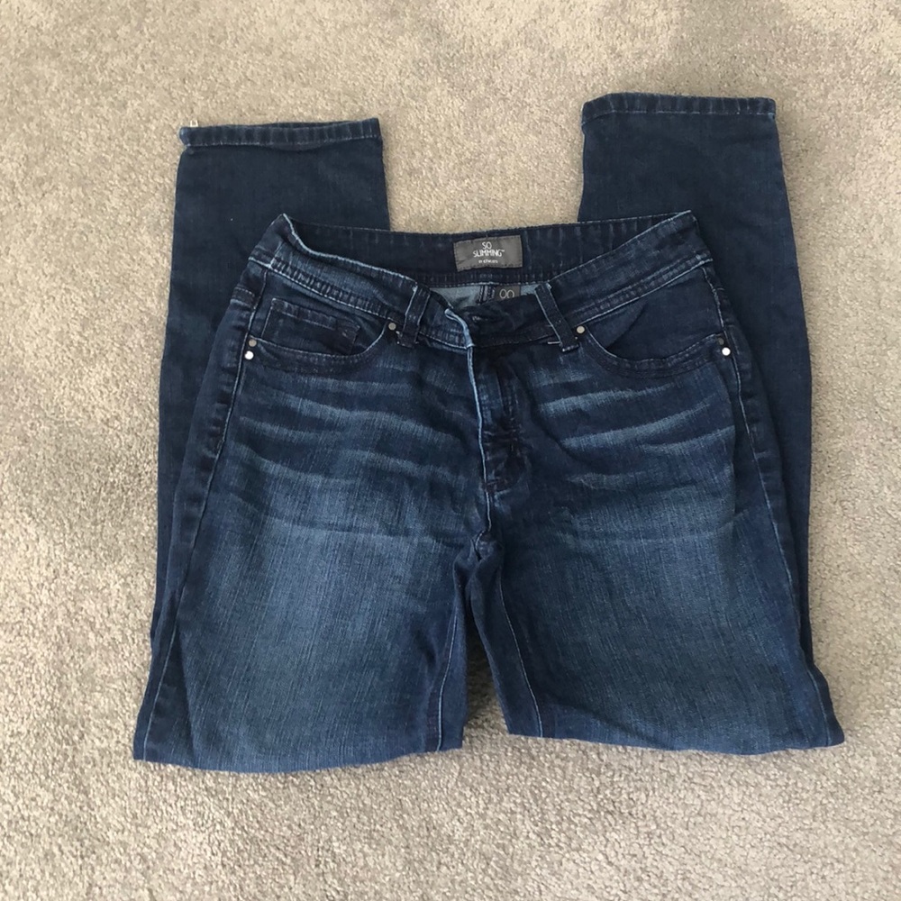 Chico’s stretch ankle jeans.
